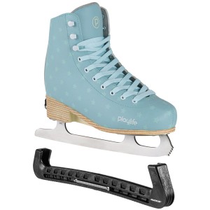 Patins À Glace Powerslide Blue Sky adj. Ice Blade Cover bundle Unisex Bleu | YR7469320