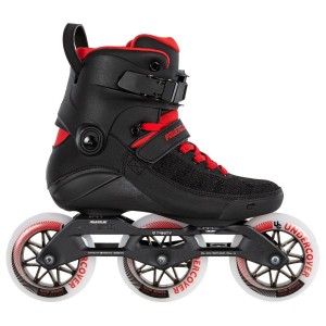 Patins À Roues Alignées Powerslide Black Fire 110 Homme Noir Rouge | OX4913205