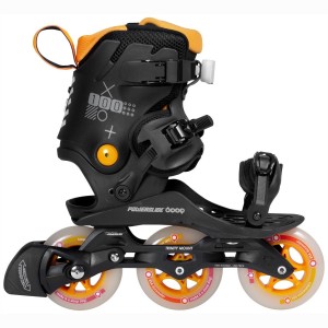 Patins À Roues Alignées Powerslide Doop Yellow Sunrise 100 Homme Noir Orange | SX5698243