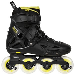 Patins À Roues Alignées Powerslide Imperial One Yellow 80 Homme Noir Jaune | VA5294603