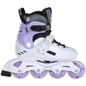 Patins À Roues Alignées Powerslide Khaan Junior NXT adj. Enfant Blanche Violette | GJ3641079