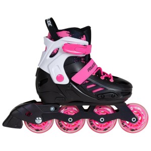 Patins À Roues Alignées Powerslide Khaan Junior SQD adj. Enfant Noir Blanche Rose | UM6754892