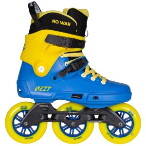 Patins À Roues Alignées Powerslide Next NO WAR Homme Bleu Jaune | BU3546798