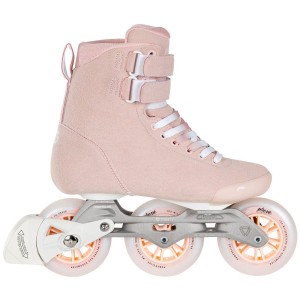 Patins À Roues Alignées Powerslide Pheme 100 Femme Rose | WG9570426