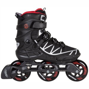 Patins À Roues Alignées Powerslide Phuzion Argon Scarlet 100 Homme Noir Grise | LA8162374