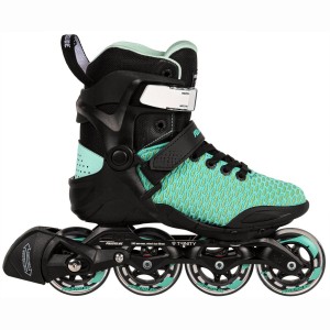 Patins À Roues Alignées Powerslide Phuzion Xenon Arctic 80 Femme Noir Turquoise | TD5432970