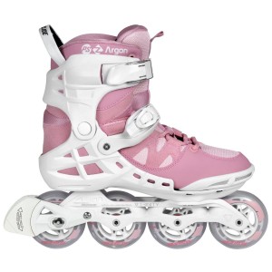 Patins À Roues Alignées Powerslide Phuzion Argon 80 Femme Blanche Rose | TB0694132