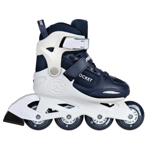 Patins À Roues Alignées Powerslide Rocket adj. Enfant Blanche Bleu Marine Bleu | KC5834061
