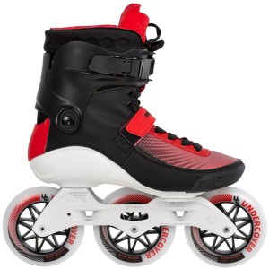 Patins À Roues Alignées Powerslide Swell Bolt 110 - 3D Adapt Homme Noir Rouge | DY7398460