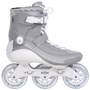 Patins À Roues Alignées Powerslide Swell Glacier Lake 100 - 3D Adapt Homme Grise | CF4263715
